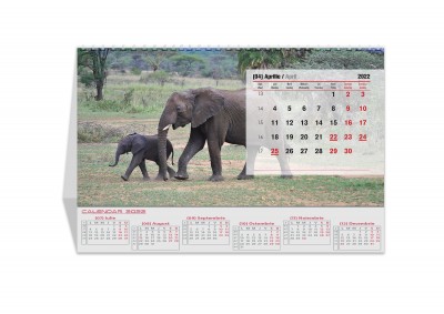 Calendar de birou cu imagini aprilie