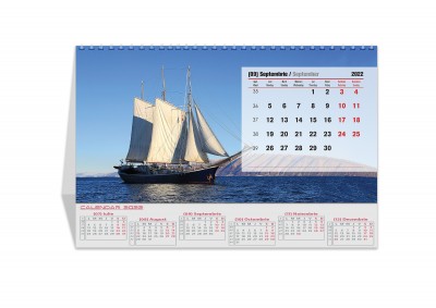 Calendar de birou cu imagini 2022 septembrie