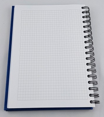 Agenda B5 (17 x 24 cm) datata 2023 pentru programari coperta albastra cu spira imprimata cu folio. Poza 786