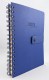 Agenda A5, 15 x 21 cm, datata 2023, cu o zi lucratoare pe pagina, 360 pagini, cu coperta flexibila premium din piele ecologica albastra cu clapa, inel pix si buzunar interior. Poza 1630