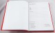 Agenda B5, 17 x 24 cm, datata 2023 cu o zi lucratore pe pagina, 360 pagini, coperta buretata rosie imprimata cu folio auriu si bloc cusut. Poza 1810