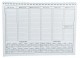 Planner de birou cu calendar 2023, format mare A3, 42 x 30 centimetri, cu 52 de file si suport din carton gros de 2 milimetri, legat cu spira metalica. Poza 1898