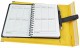 Agenda notes cu planner 2024, format A5, 15 x 21 cm,  336 pagini, cu coperta flexibila, din piele ecologica premium neagra, inchidere cu clapa, legata cu spira, cu pix si buzunar interior. Poza 3101